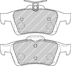 Rear Brake Pad Set Fits Cadillac Ford Jaguar Mazda Opel Pontiac S Ferodo FDB1931