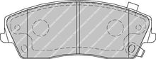 Load image into Gallery viewer, Front Brake Pad Set Fits Chrysler Lancia OE 05142555AA Ferodo FDB1954