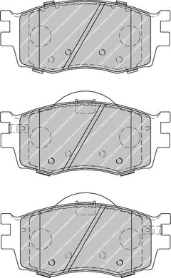 Front Brake Pad Set Fits Hyundai Kia OE 581011GA00 Ferodo FDB1955