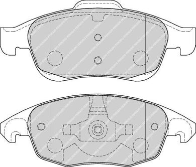 Front Brake Pad Set Fits Citroen Peugeot OE 425361 Ferodo FDB1971