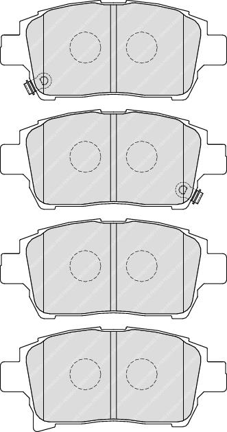 Front Brake Pad Set Fits Toyota OE 446513020 Ferodo FDB1985