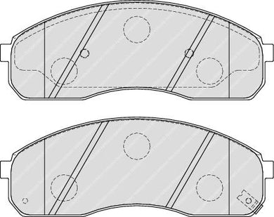 Front Brake Pad Set Fits Kia OE 0K72G3328Z Ferodo FDB1990