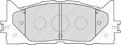 Front Brake Pad Set Fits Lexus Toyota OE 446506080 Ferodo FDB1991