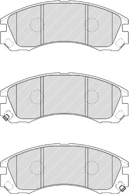 Front Brake Pad Set Fits Citroen Peugeot OE 425387 Ferodo FDB1993
