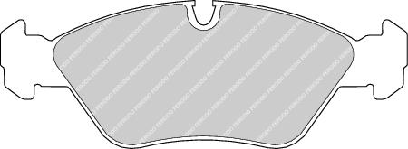 Front Brake Pad Set Fits Alpina BMW Ferrari Maserati Porsche Ferodo FDB256