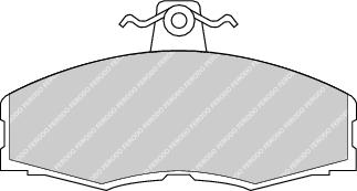 Front Brake Pad Set Fits Ford OE 501881 Ferodo FDB275