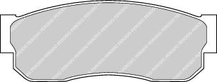 Front Brake Pad Set Fits OE 725191220 Ferodo FDB293