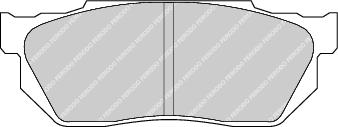Front Brake Pad Set Fits Honda OE 45022SA5010 Ferodo FDB300