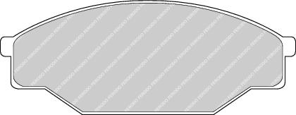 Front Brake Pad Set Fits Foton Toyota VW OE 446526080 Ferodo FDB318