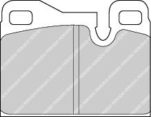 Rear Brake Pad Set Fits Porsche OE 477698157 Ferodo FDB330