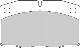 Front Brake Pad Set Fits Opel Vauxhall OE 1605407 Ferodo FDB375