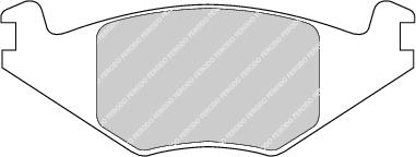 Front Brake Pad Set Fits Seat VW OE 191698151 Ferodo FDB385