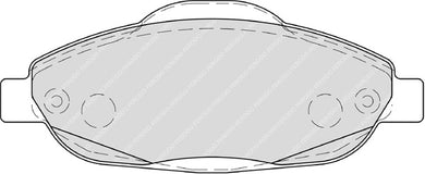 Front Brake Pad Set Fits Peugeot OE 425393 Ferodo FDB4003