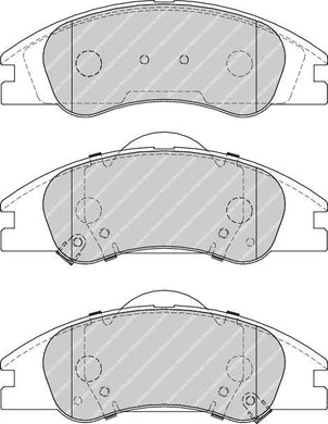 Front Brake Pad Set Fits Kia OE 581012FA10 Ferodo FDB4014