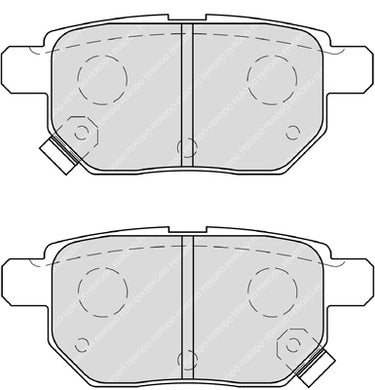 Rear Brake Pad Set Fits Aston Martin Subaru Toyota OE 446612130 Ferodo FDB4042