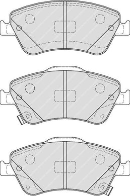 Front Brake Pad Set Fits Toyota OE 446502170 Ferodo FDB4046