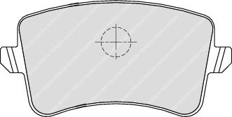 Rear Brake Pad Set Fits Audi OE 8K0698451A Ferodo FDB4050