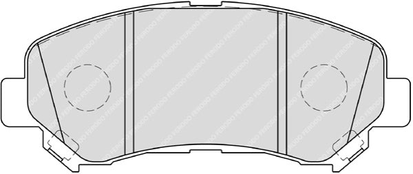 Front Brake Pad Set Fits Nissan OE D10603UB0A Ferodo FDB4051