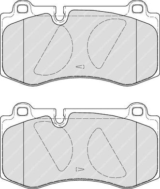 Front Brake Pad Set Fits Mercedes-Benz OE 44206220 Ferodo FDB4055