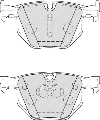 Rear Brake Pad Set Fits BMW OE 34216776937 Ferodo FDB4067