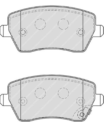 Front Brake Pad Set Fits Opel Suzuki Vauxhall OE 4708239 Ferodo FDB4069