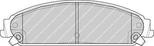 Front Brake Pad Set Fits Chrysler Dodge Lancia OE 05142559AA Ferodo FDB4078
