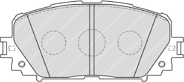 Front Brake Pad Set Fits Toyota OE 446552270 Ferodo FDB4081