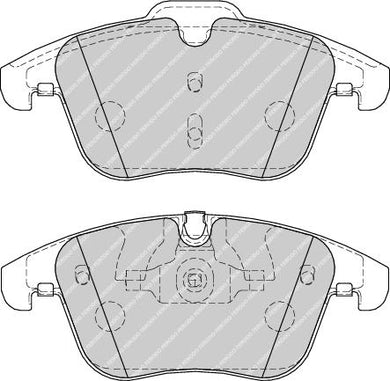 Front Brake Pad Set Fits Jaguar OE C2C27290 Ferodo FDB4107