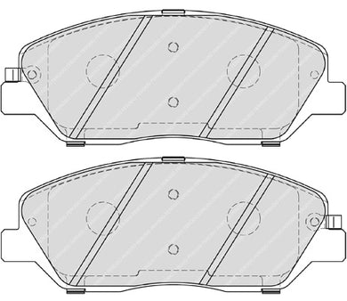 Front Brake Pad Set Fits Hyundai Kia Ssangyong OE 48130341A0 Ferodo FDB4111