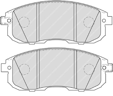 Front Brake Pad Set Fits Nissan OE 410609J425 Ferodo FDB4148