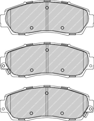 Front Brake Pad Set Fits Honda OE 45022T1GG01 Ferodo FDB4161