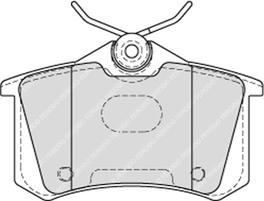 Rear Brake Pad Set Fits Audi Seat VW OE 1J0698451C Ferodo FDB4178