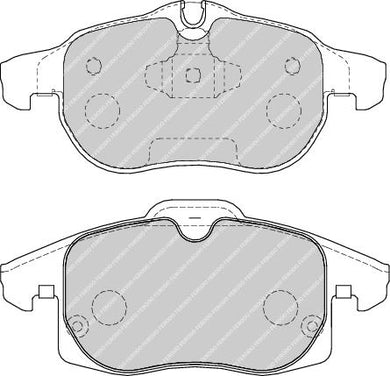 Front Brake Pad Set Fits Fiat Opel Vauxhall OE 1605098 Ferodo FDB4188