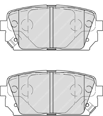 Rear Brake Pad Set Fits Kia OE 583021DE00 Ferodo FDB4193