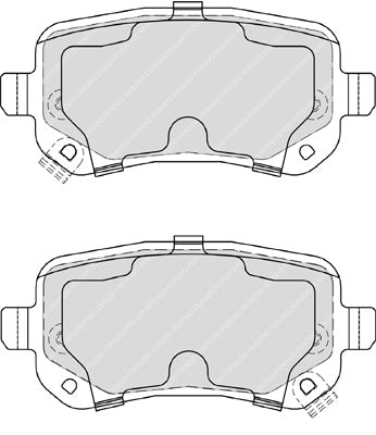 Rear Brake Pad Set Fits Chrysler Dodge Fiat OE 68029887AA Ferodo FDB4196