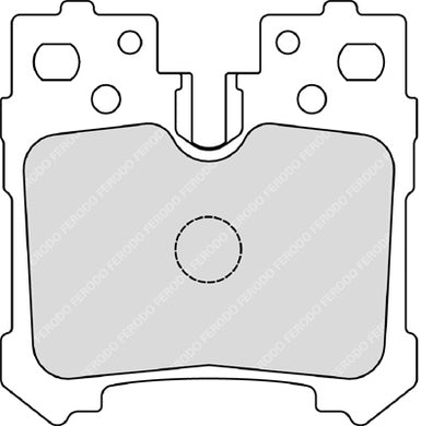 Rear Brake Pad Set Fits Lexus OE 446650130 Ferodo FDB4210