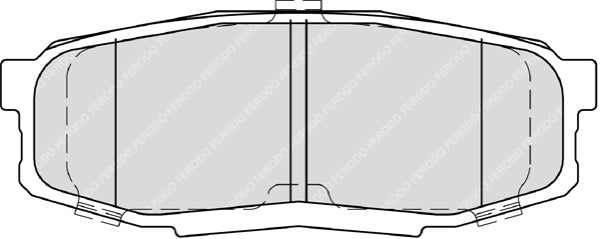 Rear Brake Pad Set Fits Lexus Toyota OE 446660120 Ferodo FDB4230