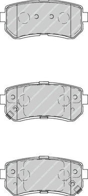 Rear Brake Pad Set Fits Hyundai Kia OE 583020ZA00 Ferodo FDB4235
