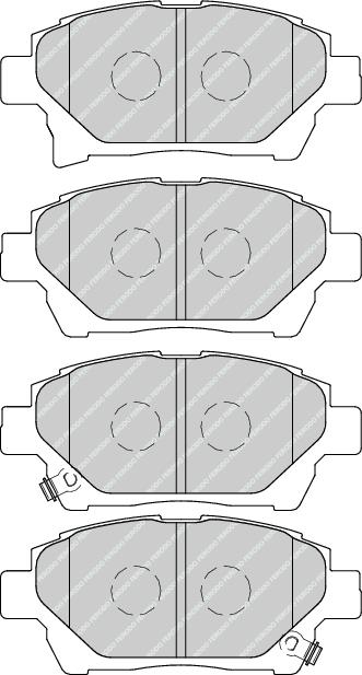Front Brake Pad Set Fits Aston Martin Toyota OE 446574020 Ferodo FDB4236