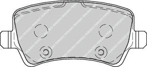 Rear Brake Pad Set Fits Ford Land Rover Volvo OE 1566233 Ferodo FDB4237
