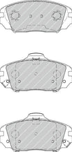 Load image into Gallery viewer, Front Brake Pad Set Fits Honda Hyundai Kia OE 581013FA11 Ferodo FDB4246