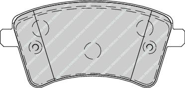 Front Brake Pad Set Fits Renault OE 7701210110 Ferodo FDB4256