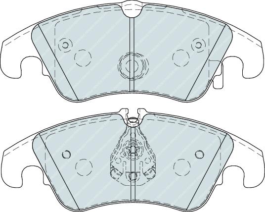 Front Brake Pad Set Fits Ford OE 1567730 Ferodo FDB4268
