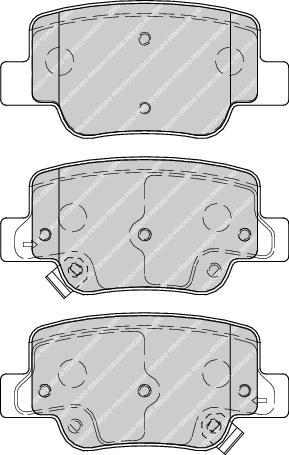 Rear Brake Pad Set Fits Toyota OE 044660F010 Ferodo FDB4275