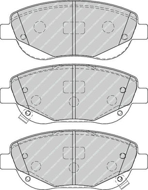 Front Brake Pad Set Fits Toyota OE 446505260 Ferodo FDB4276