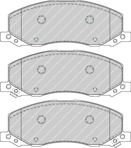 Front Brake Pad Set Fits Opel Saab Vauxhall OE 1605202 Ferodo FDB4278