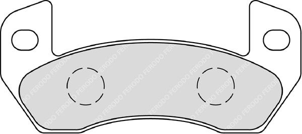 Rear Brake Pad Set Fits Aixam Ligier OE 182043 Ferodo FDB4309