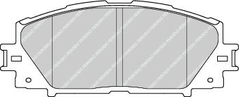 Front Brake Pad Set Fits Lexus Toyota OE 446547060 Ferodo FDB4310