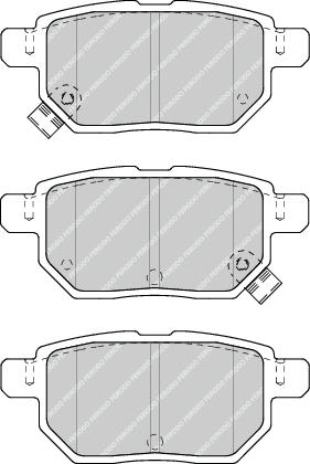 Rear Brake Pad Set Fits Lexus Toyota OE 446602190 Ferodo FDB4335
