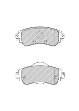 Front Brake Pad Set Fits Citroen OE 4254A9 Ferodo FDB4336